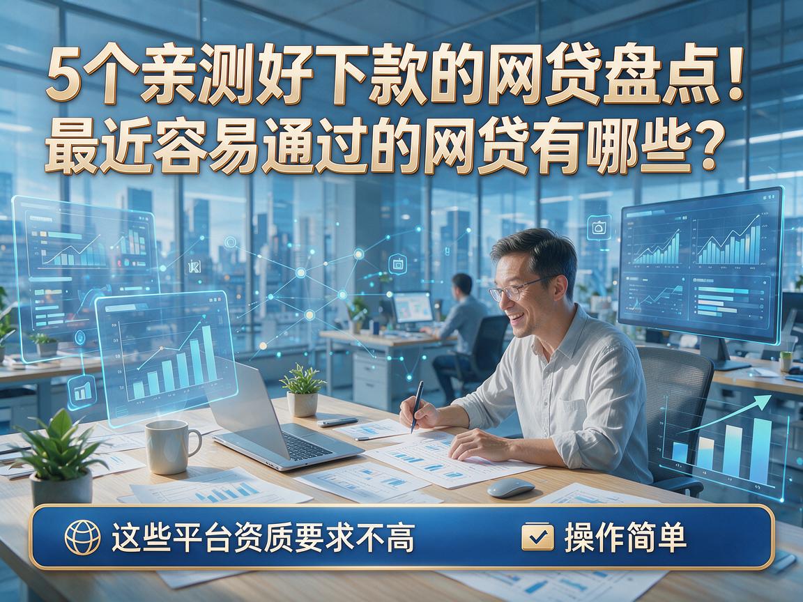 5个亲测好下款的网贷盘点！最近容易通过的网贷有哪些？这些平台资质要求不高、操作简单