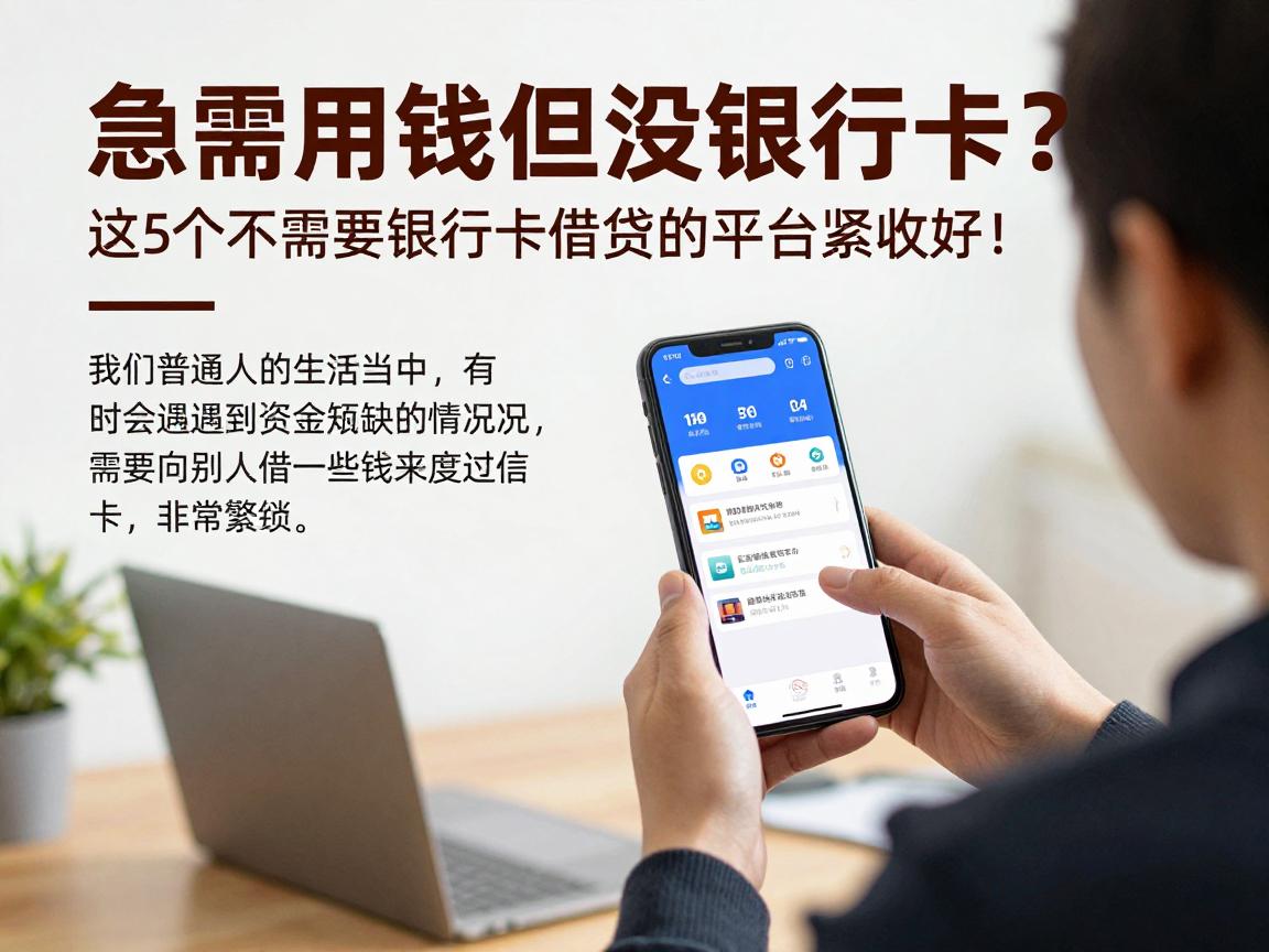 急需用钱但没银行卡？这5个不需要银行卡借钱的平台赶紧收好！