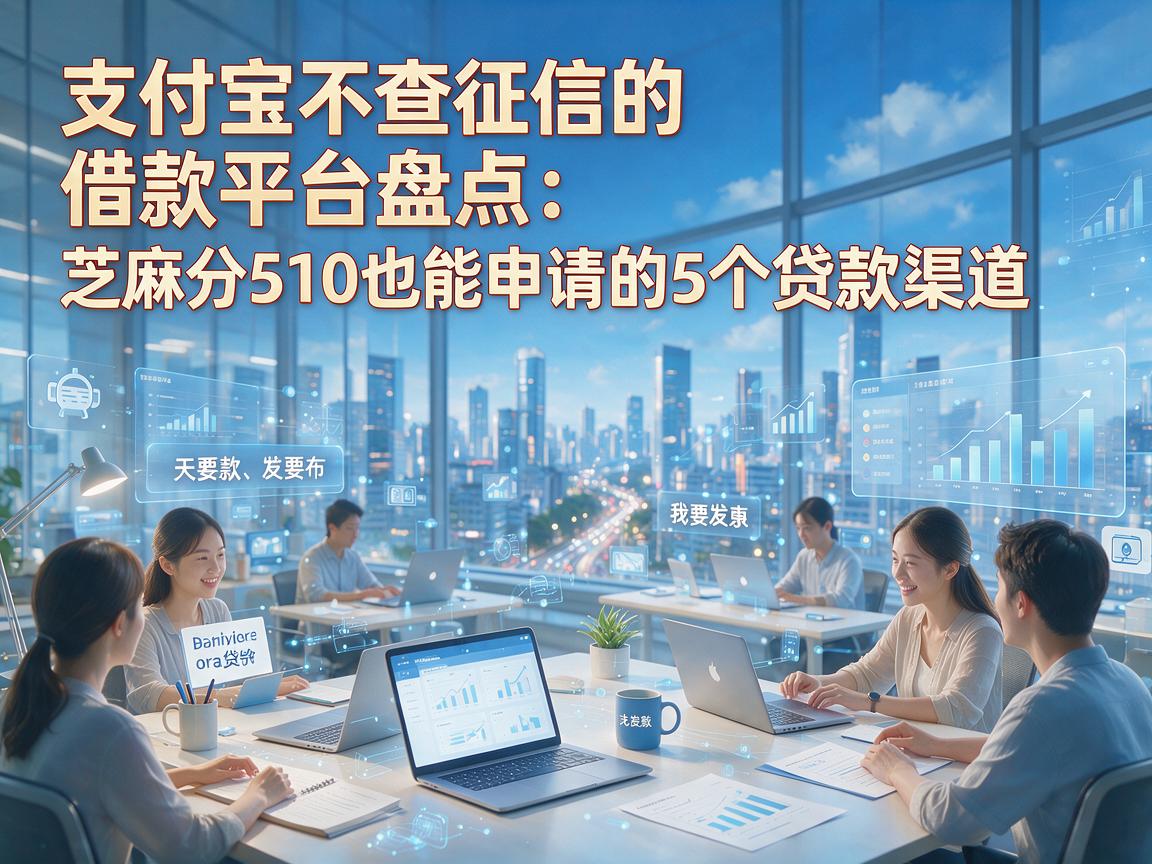 支付宝不查征信的借款平台盘点:芝麻分510也能申请的5个贷款渠道
