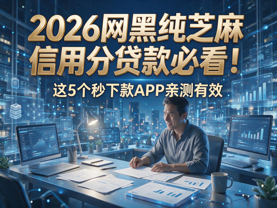 2026网黑纯芝麻信用分贷款必看!这5个秒下款APP亲测有效