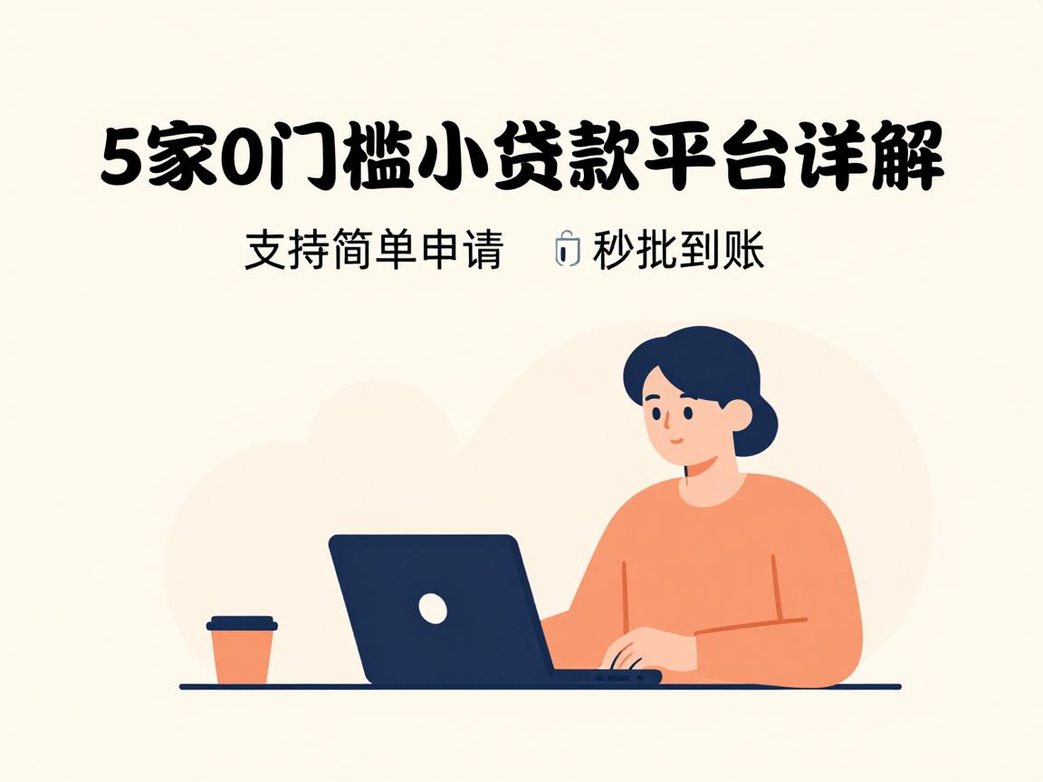 5家0门槛小额贷款平台详解,支持简单申请、秒批到账