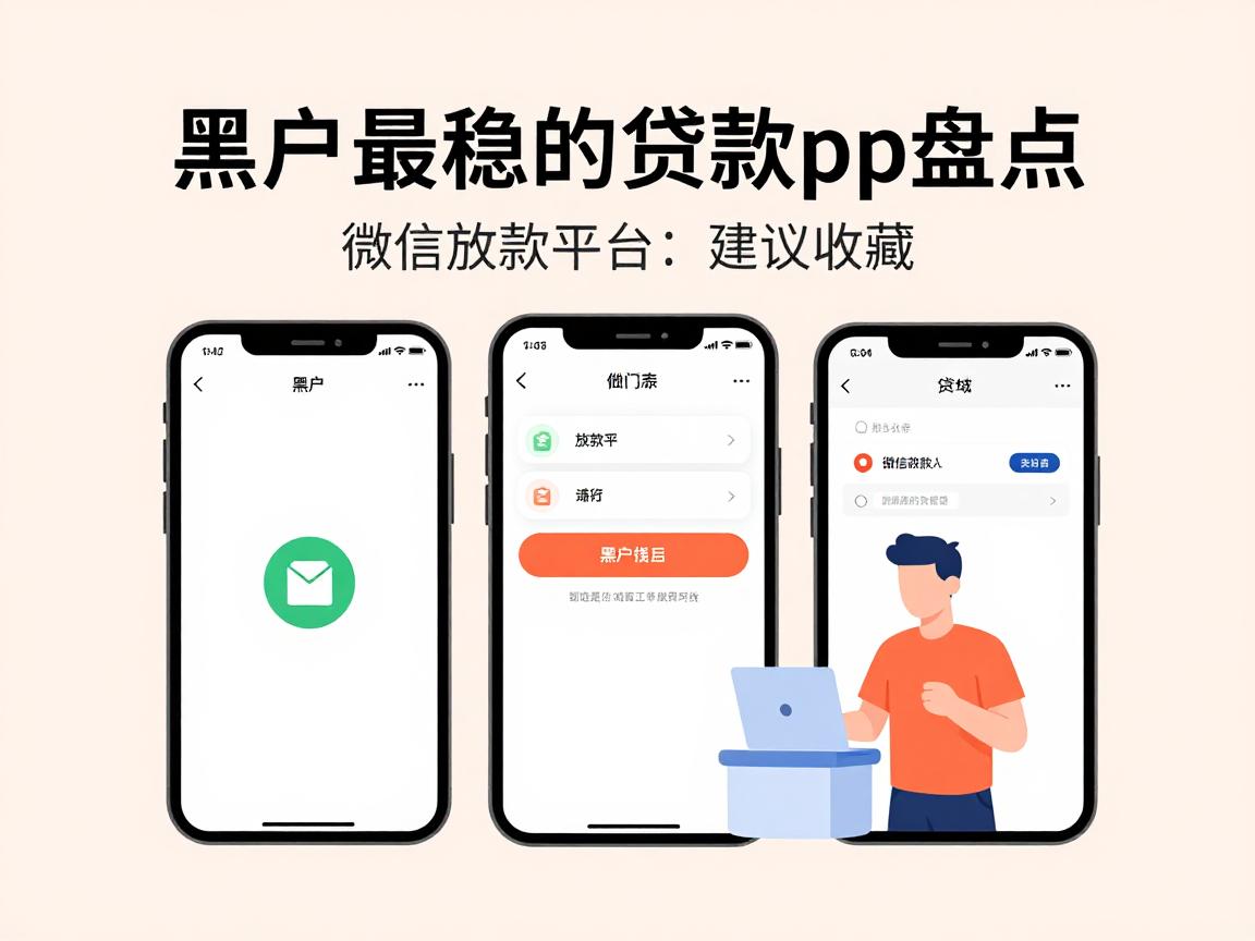 黑户最稳的贷款app盘点!这几家微信放款平台真心建议收藏