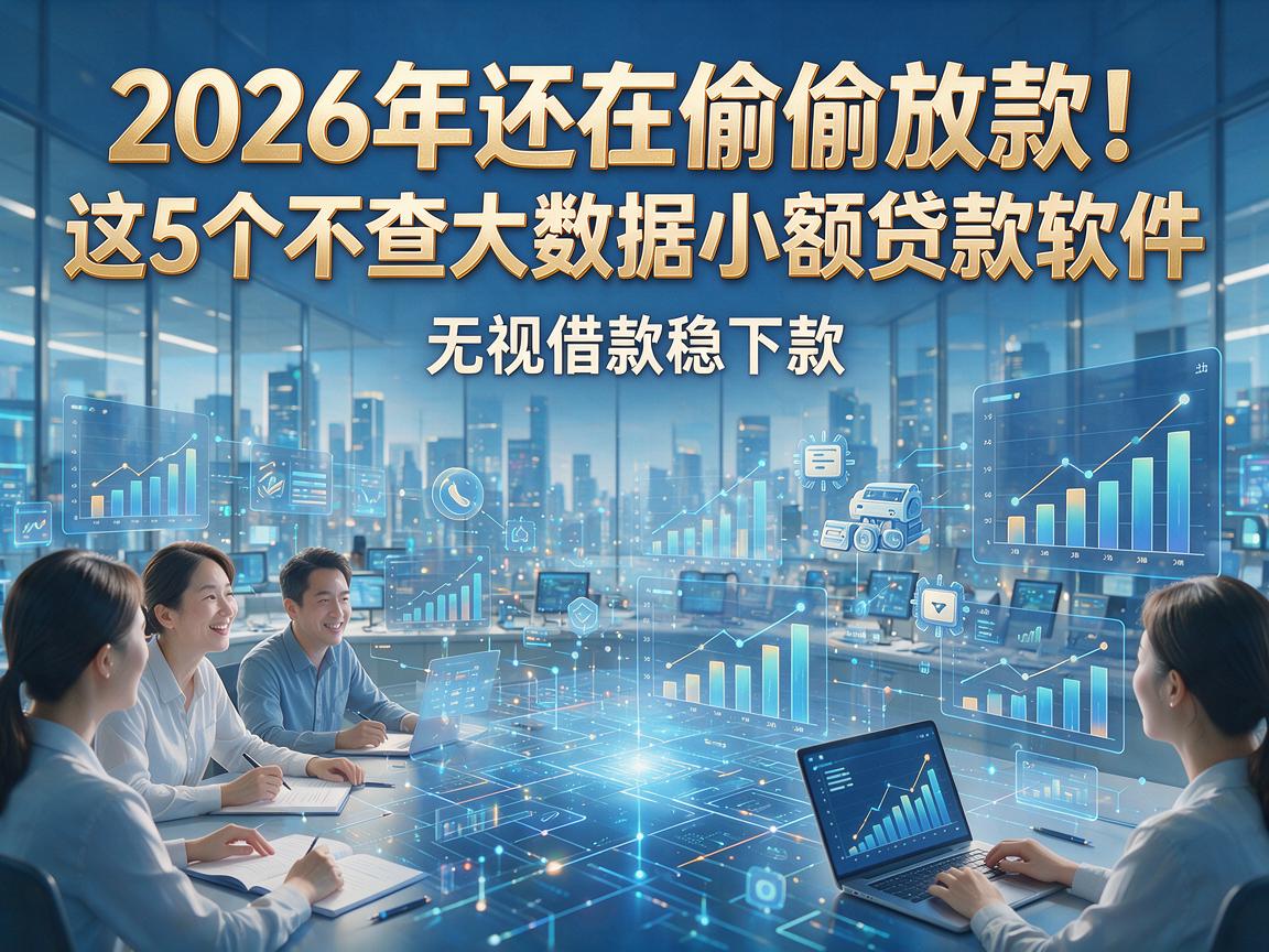 2026年还在偷偷放款!这5个不查大数据小额贷款软件,无视借款稳下款