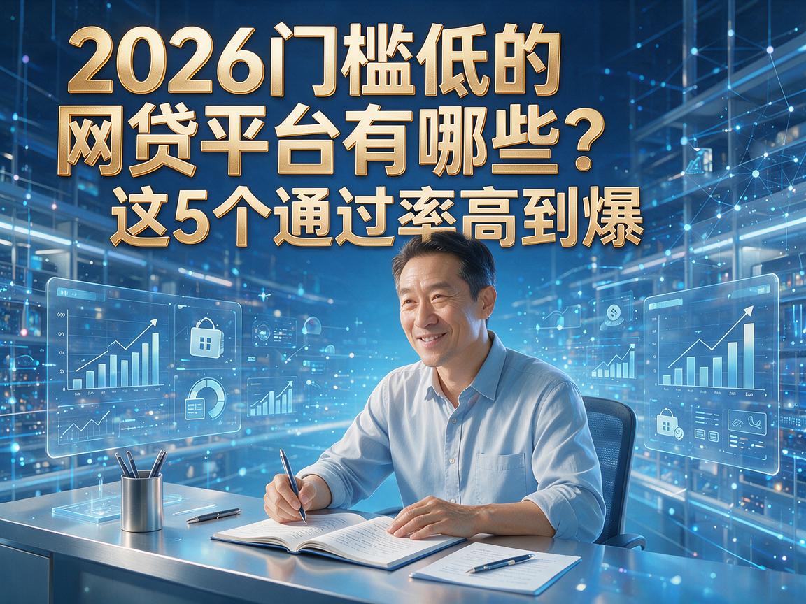 2026门槛低的网贷平台有哪些?这5个通过率高到爆!